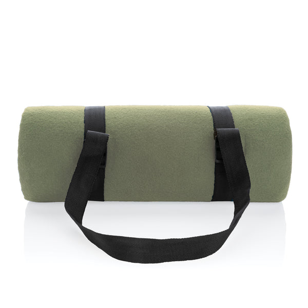 Carica l'immagine nel visualizzatore di Gallery, plaid e coperte promozionali in rpet, peva colore verde_verde 121717624 DET07
