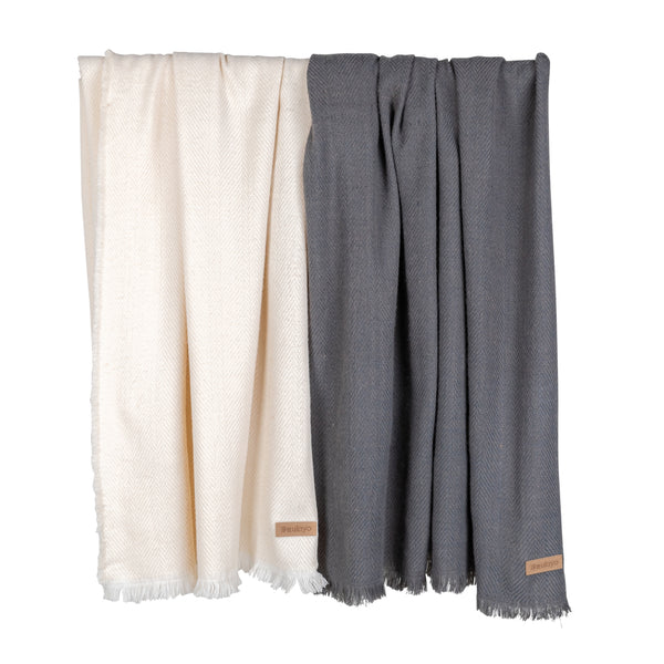 Carica l'immagine nel visualizzatore di Gallery, plaid e coperte da personalizzare in acrilico, rpet colore grigio_grigio 121717627 DET09
