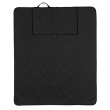 Carica l'immagine nel visualizzatore di Gallery, plaid e coperte personalizzati in rpet, rpet colore nero_nero 121717629 DET04
