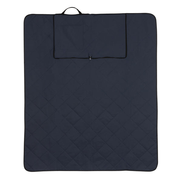 Carica l'immagine nel visualizzatore di Gallery, plaid e coperte personalizzati in rpet, rpet colore blu-navy_blu 121717629 DET09
