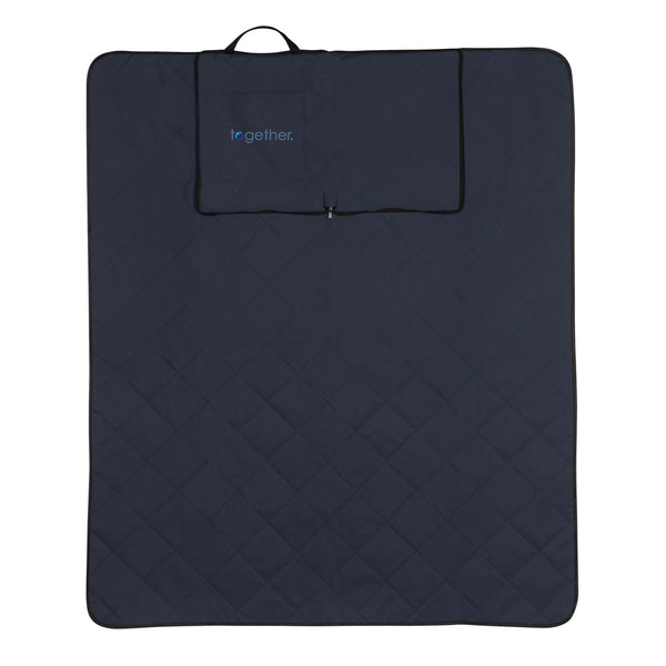Carica l'immagine nel visualizzatore di Gallery, plaid e coperte personalizzati in rpet, rpet colore blu-navy_blu 121717629 DET09
