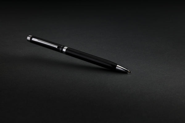Carica l&#39;immagine nel visualizzatore di Gallery, biro personalizzate in acciaio inossidabile, abs colore nero_nero 121732765 DET09
