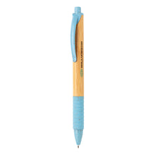 Carica l&#39;immagine nel visualizzatore di Gallery, penne ecologiche personalizzate in bambù, paglia di grano colore blu_blu 121732770 DET05

