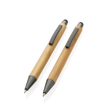 Carica l&#39;immagine nel visualizzatore di Gallery, set penne pubblicitari in fsc® bambù colore marrone_marrone 121732827 DET02
