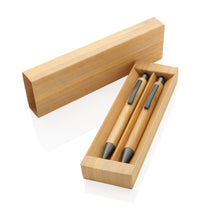 Carica l&#39;immagine nel visualizzatore di Gallery, set penne pubblicitari in fsc® bambù colore marrone_marrone 121732827 DET07
