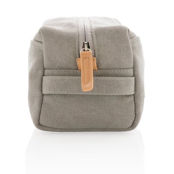 Carica l'immagine nel visualizzatore di Gallery, pochette e beauty case personalizzate in canapa, pu colore grigio_grigio 121742021 DET09

