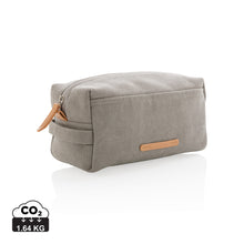Carica l'immagine nel visualizzatore di Gallery, pochette e beauty case personalizzate in canapa, pu colore grigio_grigio 121742021 DET01
