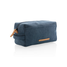 Carica l'immagine nel visualizzatore di Gallery, pochette e beauty case personalizzate in canapa, pu colore blu_blu 121742021 VAR03
