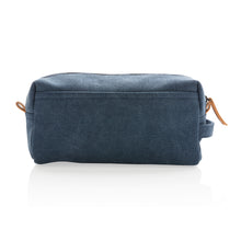 Carica l'immagine nel visualizzatore di Gallery, pochette e beauty case personalizzate in canapa, pu colore blu_blu 121742021 DET05
