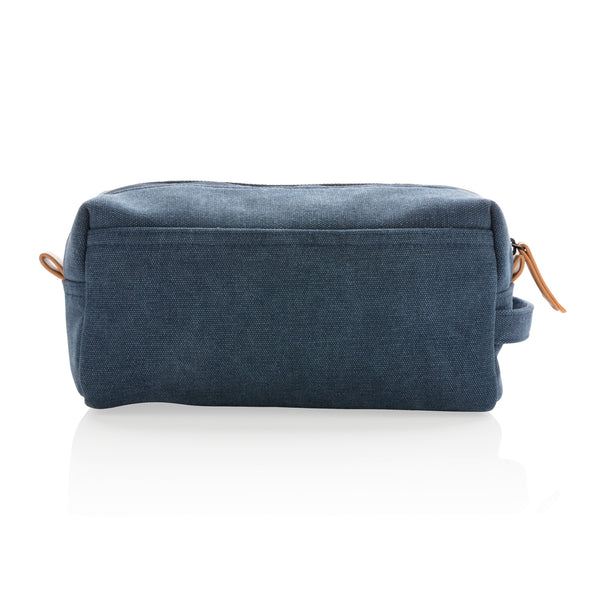 Carica l'immagine nel visualizzatore di Gallery, pochette e beauty case personalizzate in canapa, pu colore blu_blu 121742021 DET09
