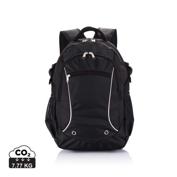 Carica l&#39;immagine nel visualizzatore di Gallery, zaini porta PC personalizzati in poliestere, poliestere colore nero_nero 121742219 DET03
