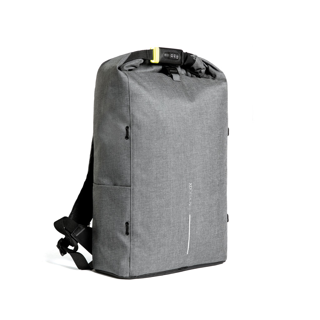 zaini porta PC da personalizzare in poliestere, pu colore grigio_grigio 121742267 VAR02