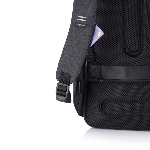 Carica l&#39;immagine nel visualizzatore di Gallery, zaini porta PC e da lavoro personalizzati in rpet, pu colore nero_nero 121742288 DET09
