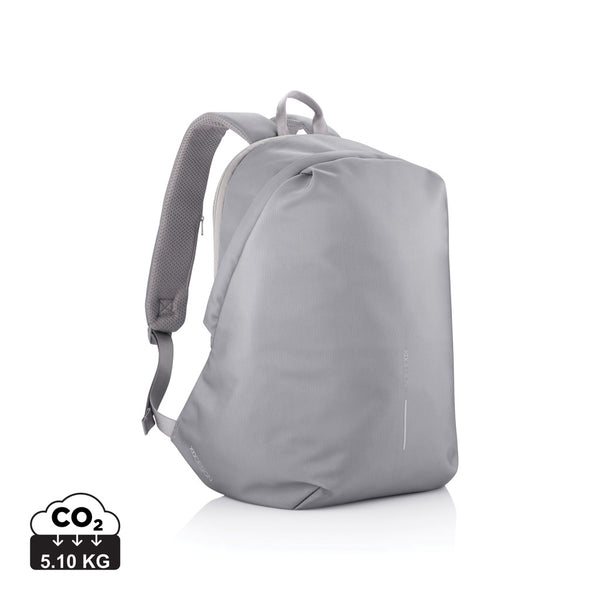 Carica l&#39;immagine nel visualizzatore di Gallery, zaini porta PC da personalizzare in rpet, poliestere colore grigio_grigio 121742296 DET09
