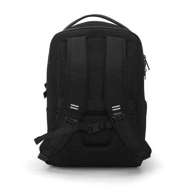 Carica l&#39;immagine nel visualizzatore di Gallery, zaini porta PC e da lavoro personalizzati in rpet, pu colore nero_nero 121742310 DET09
