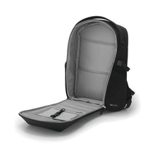 Carica l&#39;immagine nel visualizzatore di Gallery, zaini porta PC e da lavoro personalizzati in rpet, pu colore nero_nero 121742310 DET09
