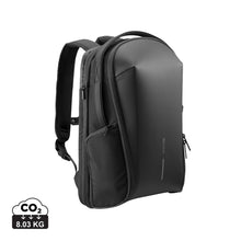 Carica l&#39;immagine nel visualizzatore di Gallery, zaini porta PC e da lavoro personalizzati in rpet, pu colore nero_nero 121742310 DET01
