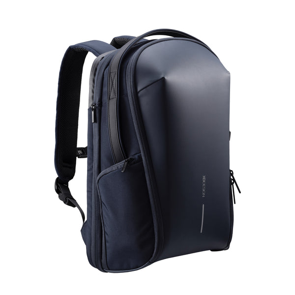 zaini porta PC personalizzati in rpet, pu colore blu-navy_blu 121742310 VAR03