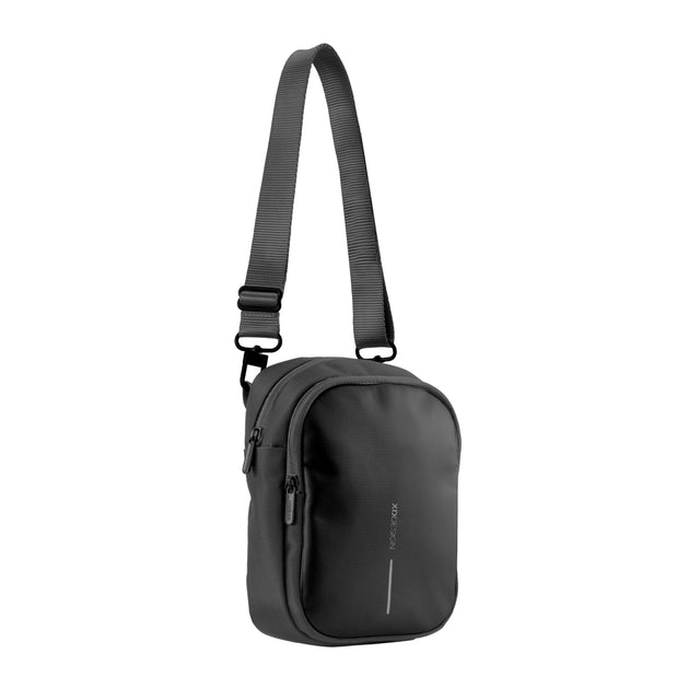 borse a tracolla personalizzate in rpet, pu colore nero_nero 121742312 VAR01