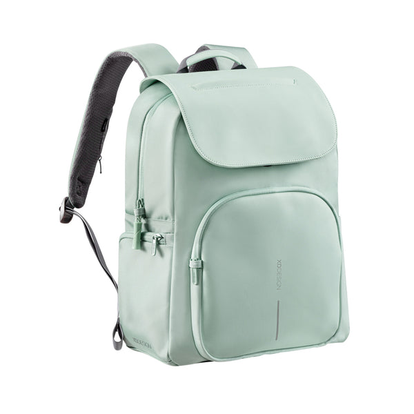 zaini porta PC promozionali in rpet, pu colore menta_verde 121742315 VAR04