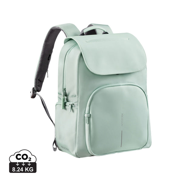 Carica l&#39;immagine nel visualizzatore di Gallery, zaini porta PC promozionali in rpet, pu colore menta_verde 121742315 DET09
