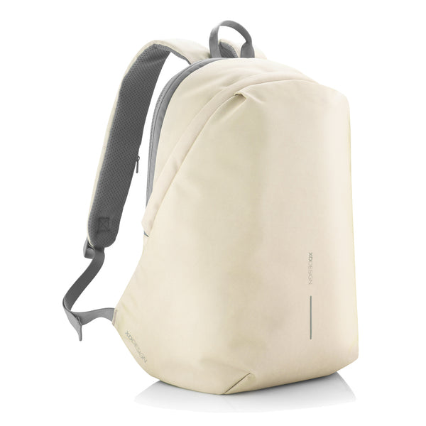 zaini porta PC e da lavoro personalizzati in rpet, poliestere colore beige_naturale 121742296 VAR01