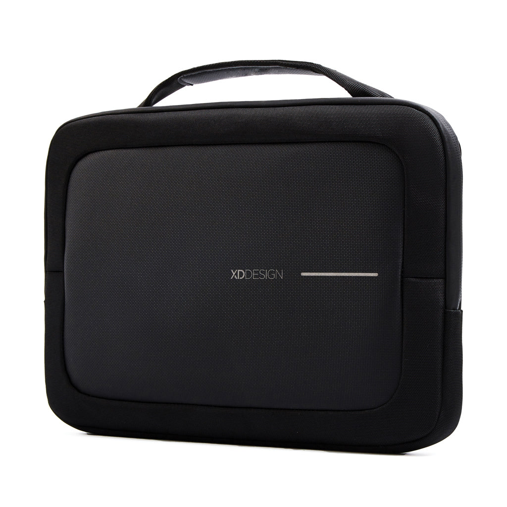 borse porta PC e documenti personalizzate in rpet, pu colore nero_nero 121742340 VAR01