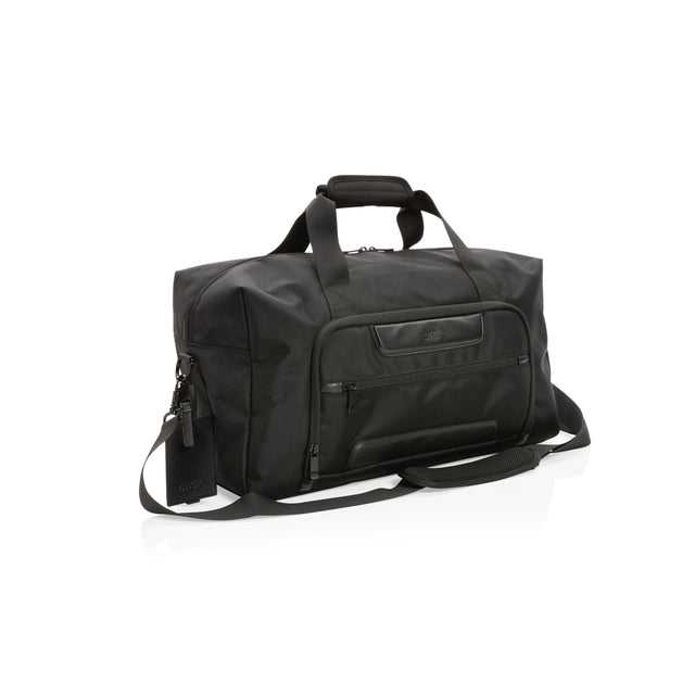 borsoni da viaggio personalizzati in rpet, rpet colore nero_nero 121742429 VAR01