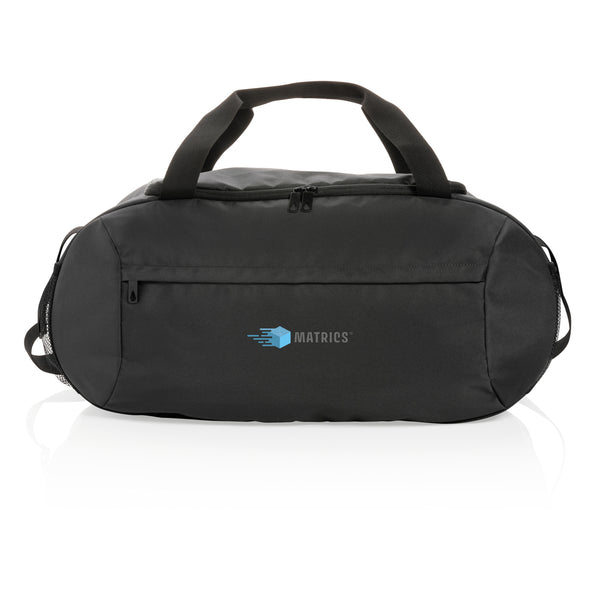 Carica l&#39;immagine nel visualizzatore di Gallery, borsoni e sacche sportive personalizzati in rpet, rpet colore nero_nero 121742431 DET09

