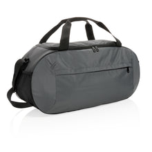 Carica l&#39;immagine nel visualizzatore di Gallery, borsoni e sacche sportive da personalizzare in rpet, rpet colore carbon-fossile_grigio 121742431 DET07
