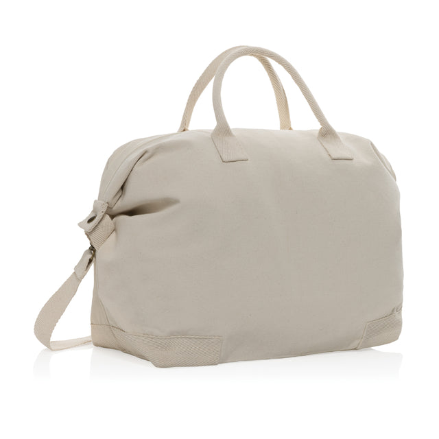 borsoni da viaggio da personalizzare in canapa riciclato colore off-white_bianco 121742434 VAR02