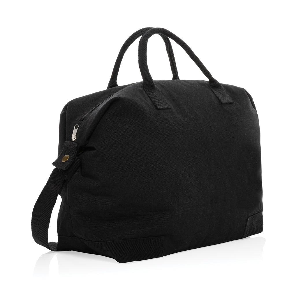 borsoni da viaggio personalizzati in canapa riciclato colore nero_nero 121742434 VAR01