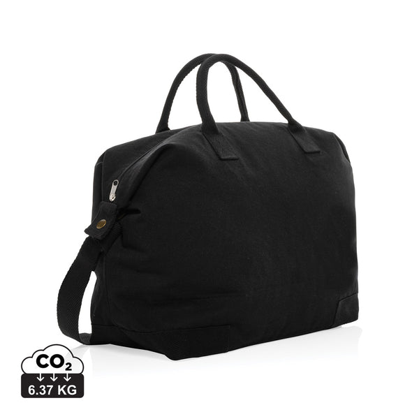 Carica l&#39;immagine nel visualizzatore di Gallery, borsoni da viaggio personalizzati in canapa riciclato colore nero_nero 121742434 DET07
