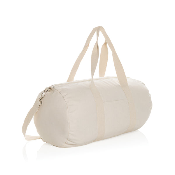borsoni da viaggio da personalizzare in canapa riciclato colore off-white_bianco 121742436 VAR03