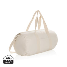 Carica l&#39;immagine nel visualizzatore di Gallery, borsoni da viaggio da personalizzare in canapa riciclato colore off-white_bianco 121742436 DET01
