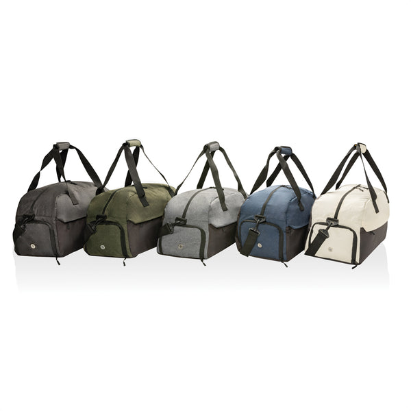 Carica l&#39;immagine nel visualizzatore di Gallery, borsoni da viaggio da personalizzare in rpet, rpet colore off-white_bianco 121742437 DET09
