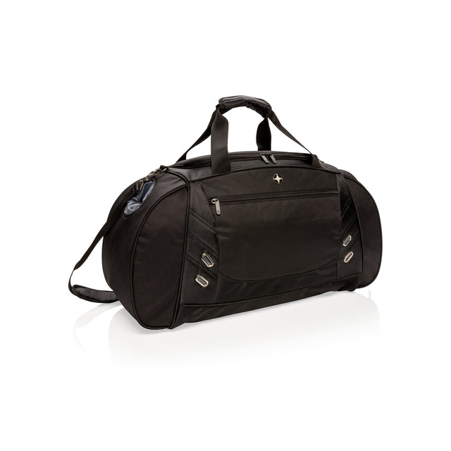 borsoni da viaggio personalizzati in poliestere, poliestere colore nero_nero 121742440 VAR01