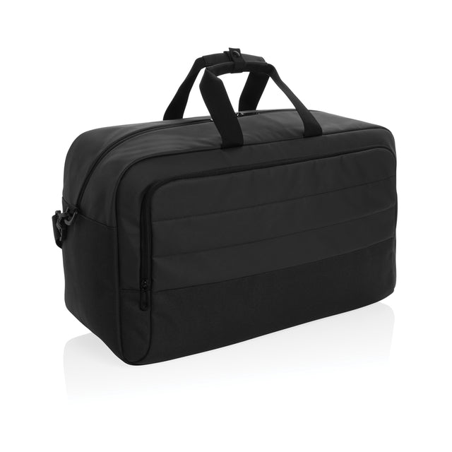 borsoni da viaggio personalizzati in rpet, rpet colore nero_nero 121742441 VAR02
