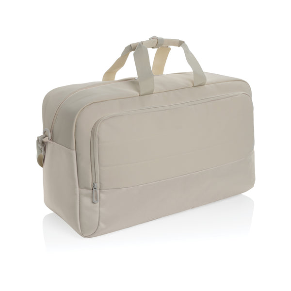 borsoni da viaggio personalizzati in rpet, rpet colore beige_naturale 121742441 VAR01