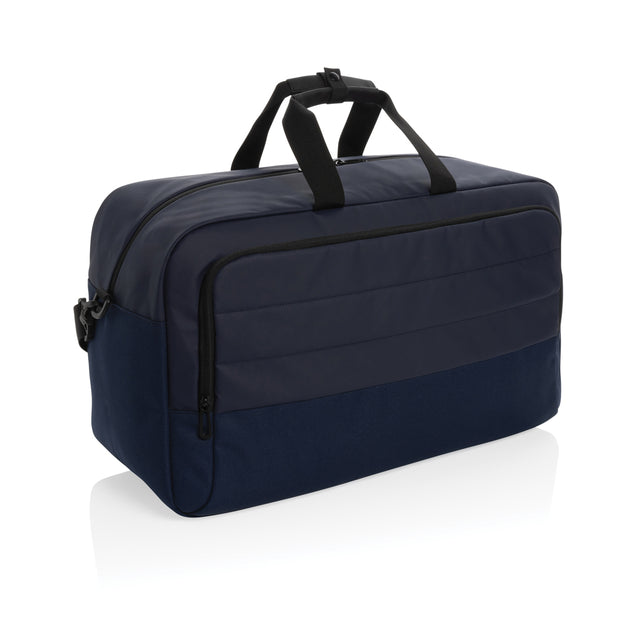 borsoni da viaggio personalizzati in rpet, rpet colore blu-navy_blu 121742441 VAR03