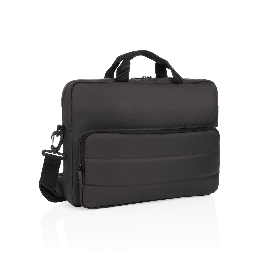 borse porta PC e documenti personalizzate in rpet, pu colore nero_nero 121744721 VAR01