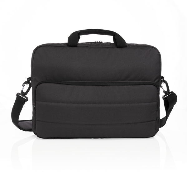Carica l&#39;immagine nel visualizzatore di Gallery, borse porta PC e documenti personalizzate in rpet, pu colore nero_nero 121744721 DET09
