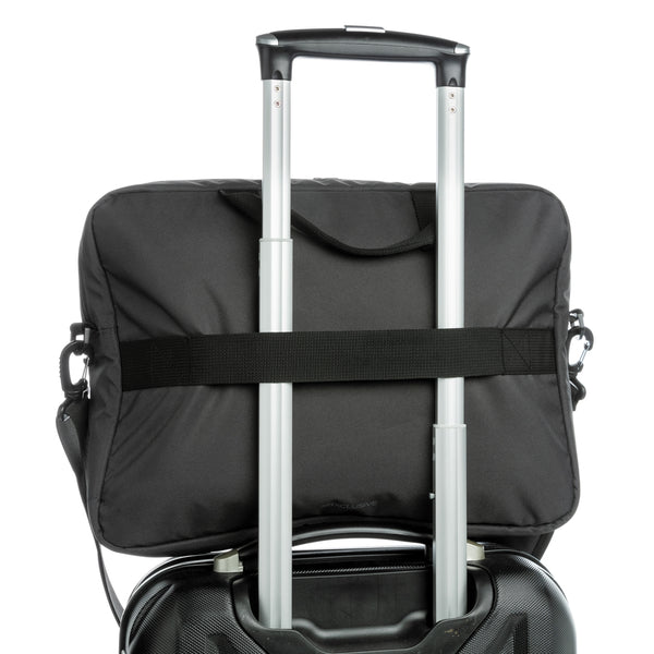 Carica l&#39;immagine nel visualizzatore di Gallery, borse porta PC e documenti personalizzate in rpet, pu colore nero_nero 121744721 DET09
