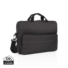 Carica l&#39;immagine nel visualizzatore di Gallery, borse porta PC e documenti personalizzate in rpet, pu colore nero_nero 121744721 DET01
