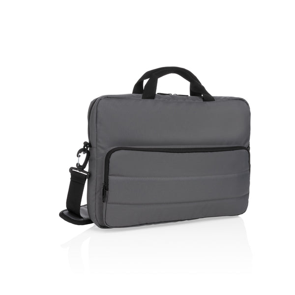 borse porta PC e documenti personalizzate in rpet, pu colore carbon-fossile_grigio 121744721 VAR02