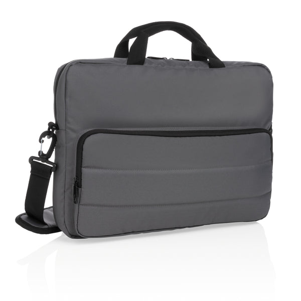 Carica l&#39;immagine nel visualizzatore di Gallery, borse porta PC e documenti personalizzate in rpet, pu colore carbon-fossile_grigio 121744721 DET09
