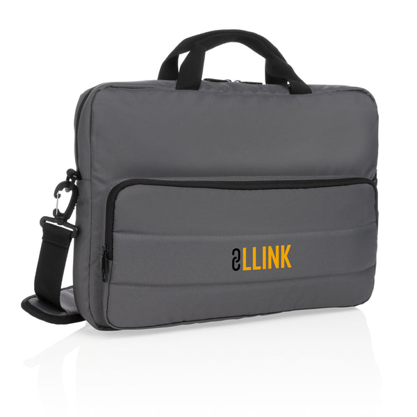 Carica l&#39;immagine nel visualizzatore di Gallery, borse porta PC e documenti personalizzate in rpet, pu colore carbon-fossile_grigio 121744721 DET09
