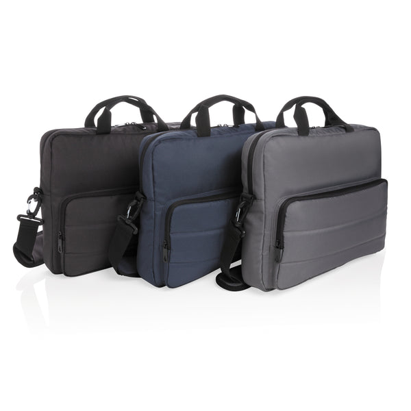 Carica l&#39;immagine nel visualizzatore di Gallery, borse porta PC e documenti personalizzate in rpet, pu colore carbon-fossile_grigio 121744721 DET09
