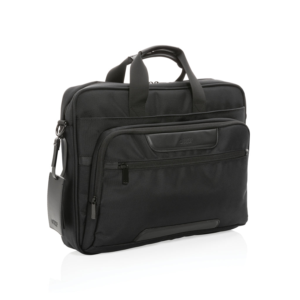 borse porta PC e documenti personalizzate in rpet, rpet colore nero_nero 121744927 VAR01