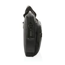 Carica l&#39;immagine nel visualizzatore di Gallery, borse porta PC e documenti personalizzate in rpet, rpet colore nero_nero 121744927 DET04
